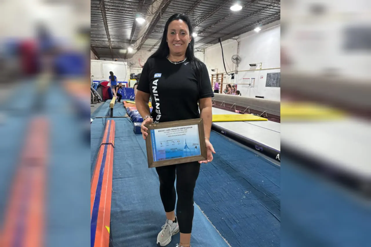 Karina Bozzini, directora de Gimnasia Deportiva del Club Red Star