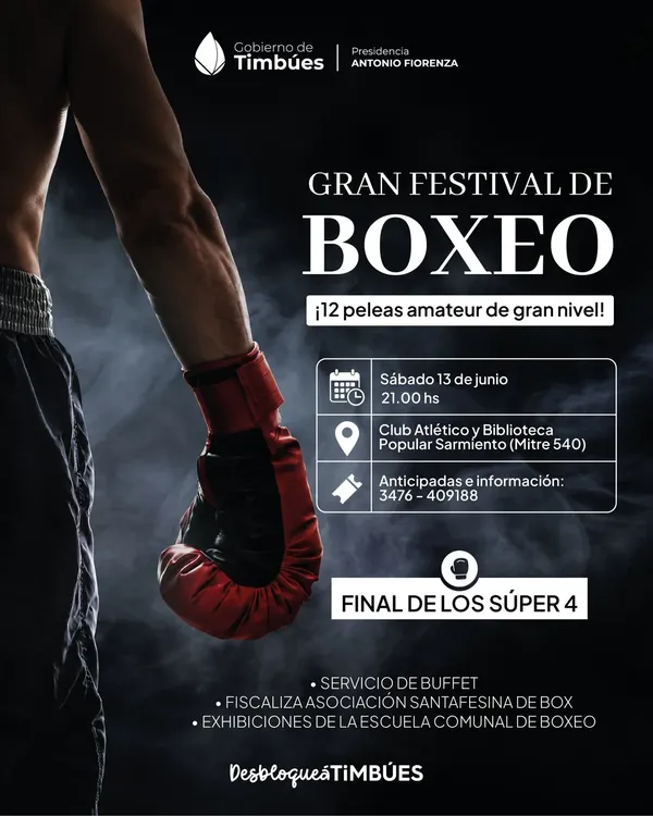flyer boxeo timbúes