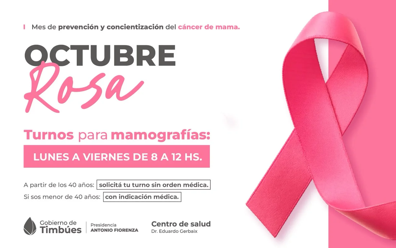 octubre rosa Timbúes
