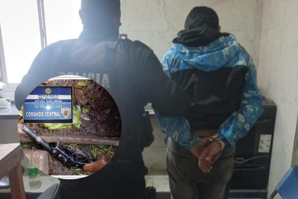 detenido arma de fuego