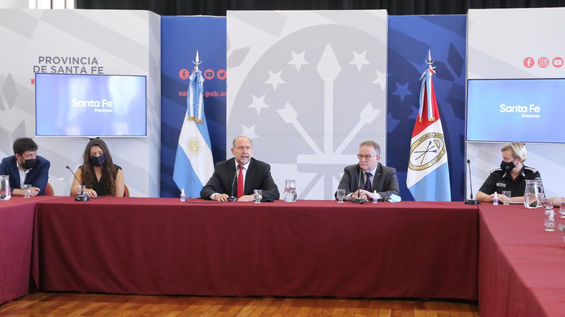 Perotti-Lagna reunión jefes policiales