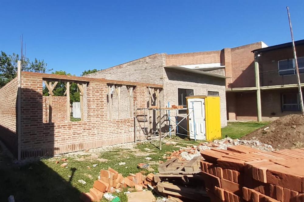 Construcción escuela 328 Puerto