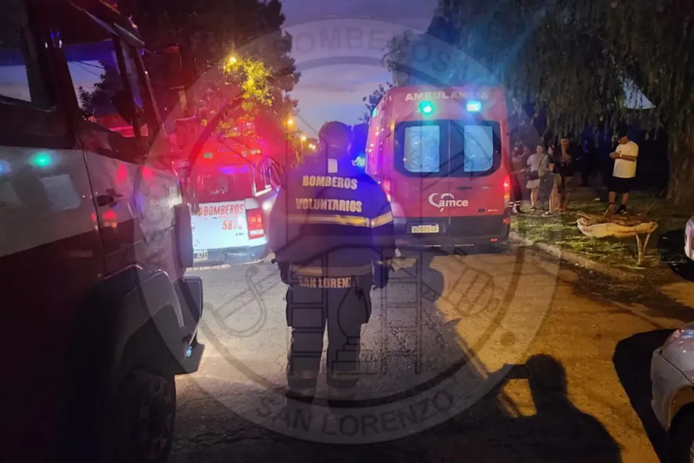 Explosión de un horno en una vivienda en Puerto San Martín 
