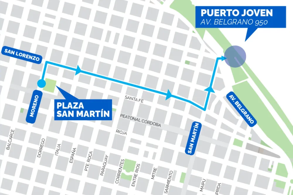 Recorrido de la Tercera Marcha Federal Universitaria en Rosario  Recorrido de la Tercera Marcha Federal Universitaria en Rosario