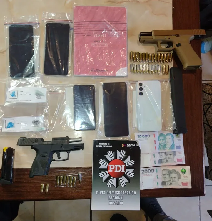 Múltiples allanamientos en Rosario y la región 