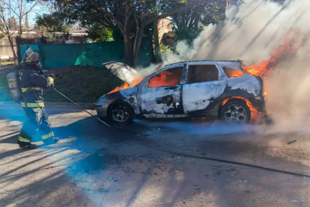 incendio auto Puerto