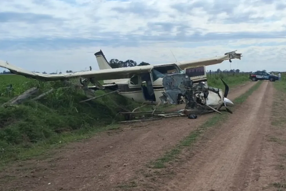 Avioneta hallada en Arequito