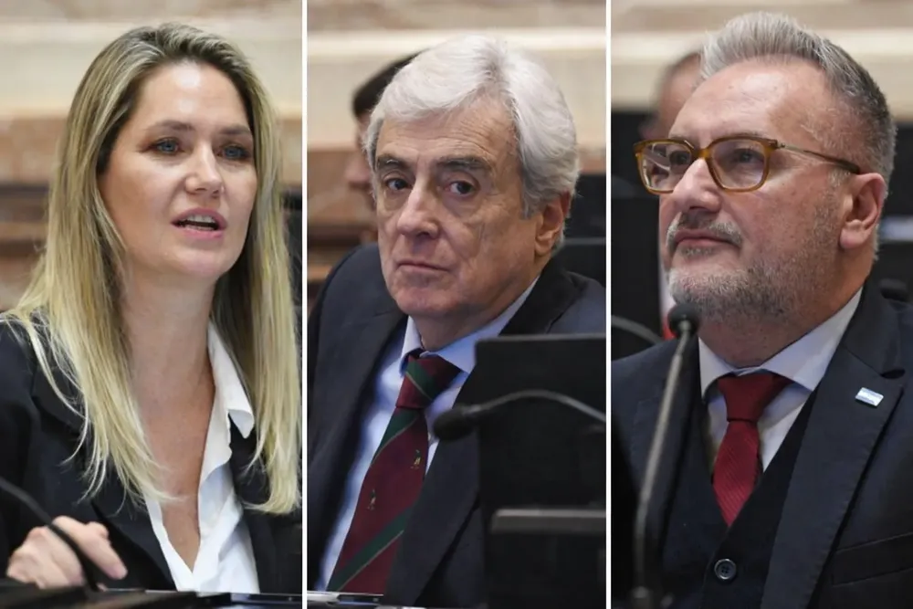 Carolina Losada, Eduardo Galaretto y Marcelo Lewandowski 