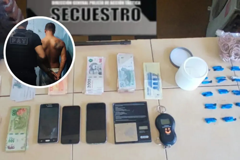 Detenido secuestro droga 