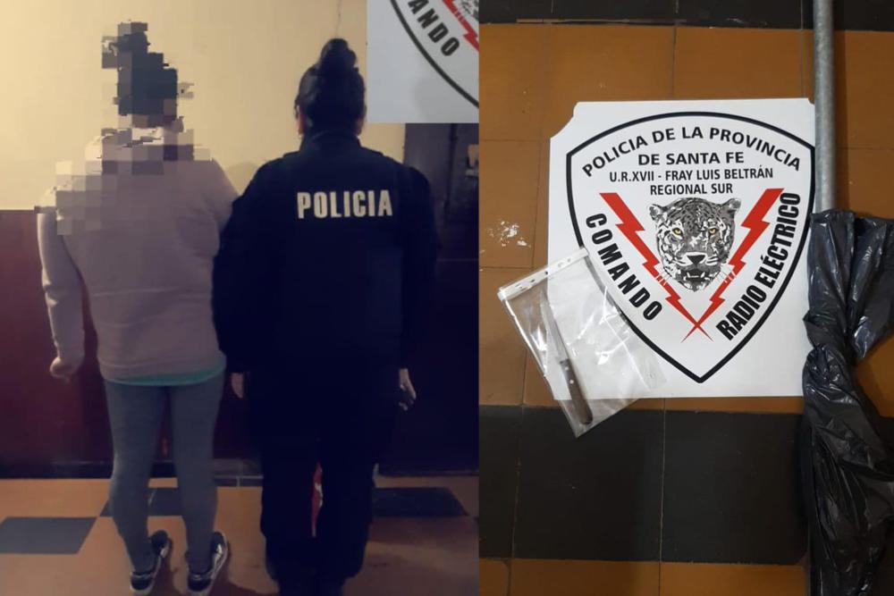mujer detenida