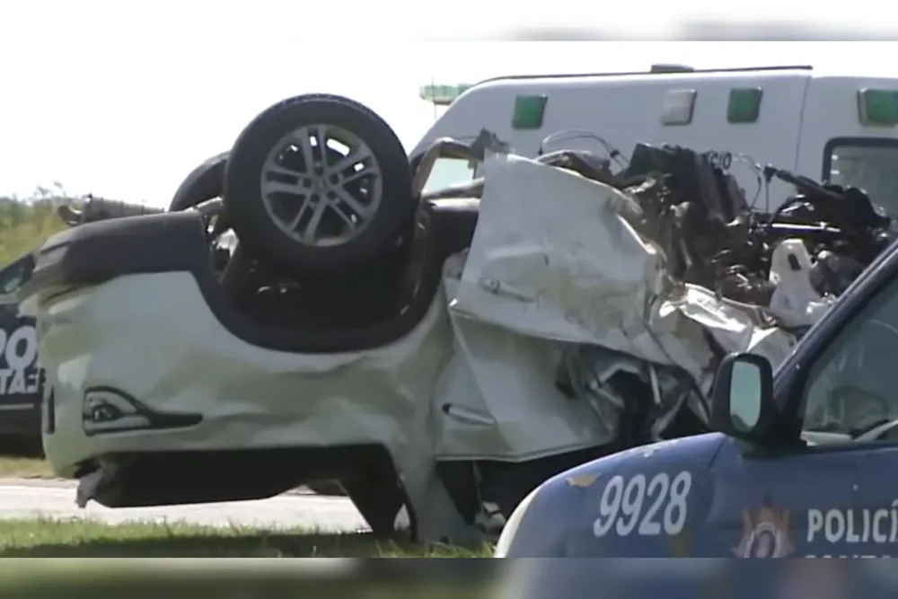 Accidente Autopista Rosario - Santa Fe KM 45