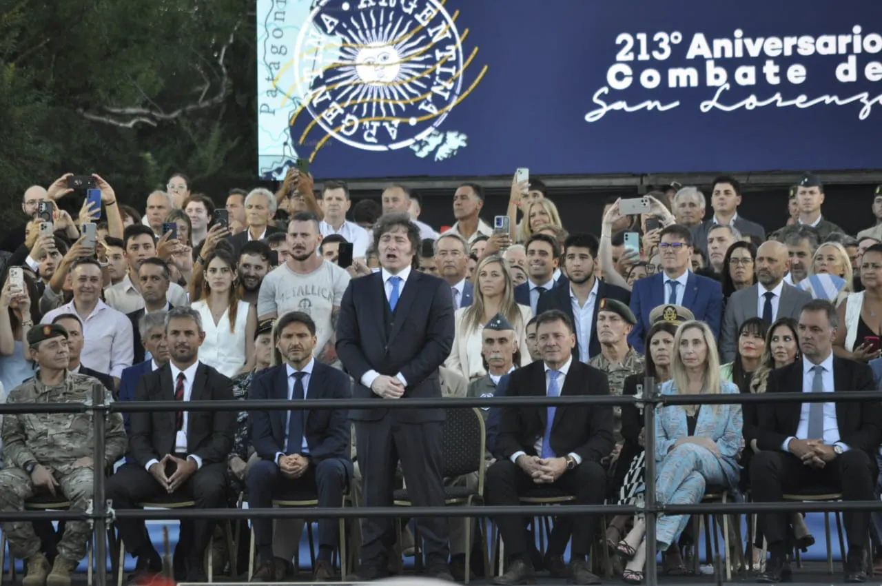 Milei en San Lorenzo