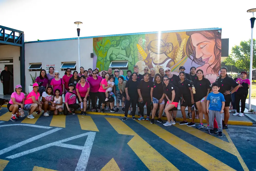 caminata rosa Timbúes