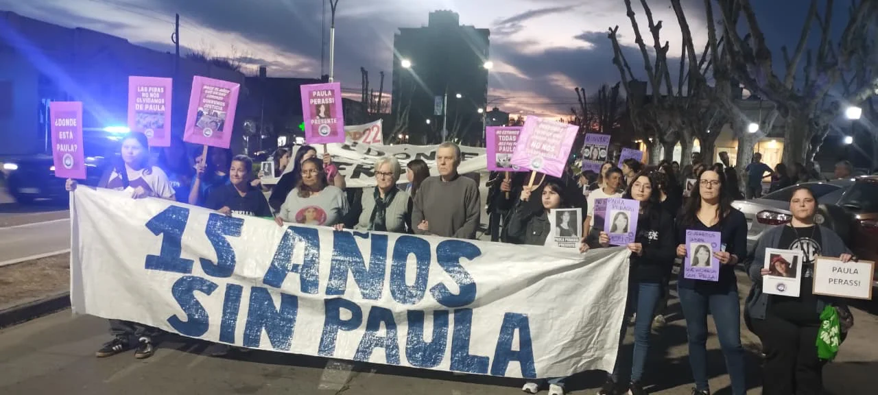 Paula Perassi marcha