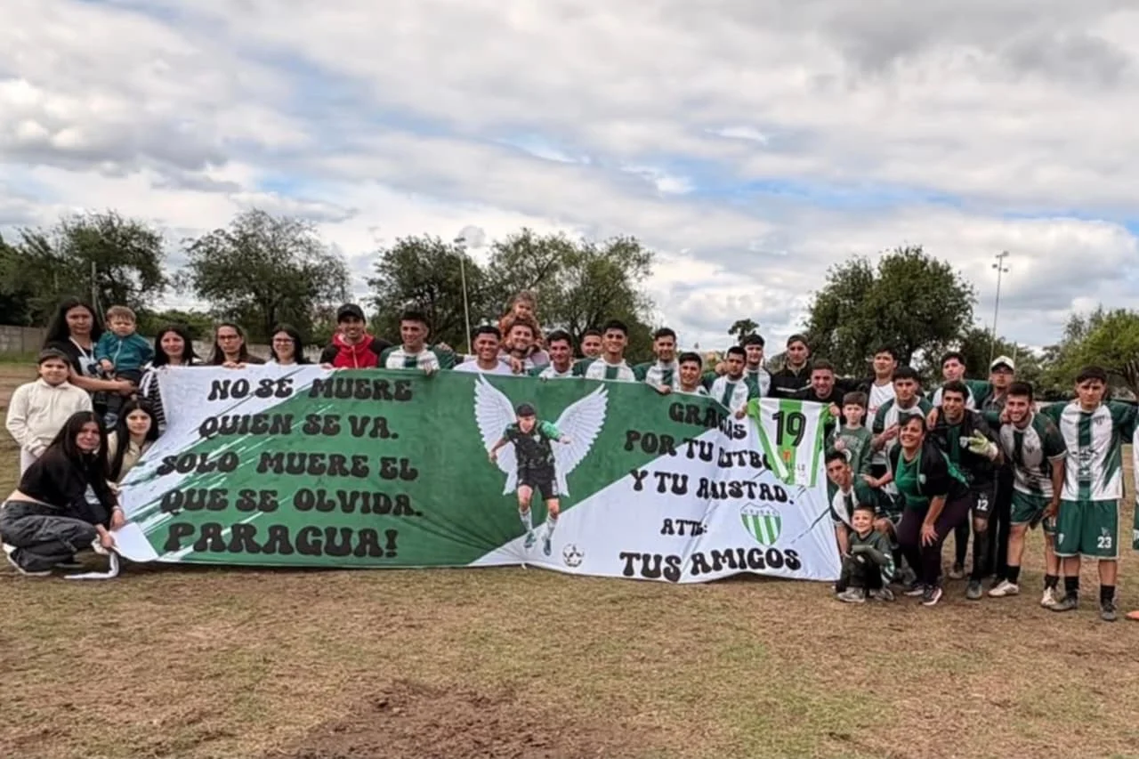 despedida en futbol a Cesar aquino