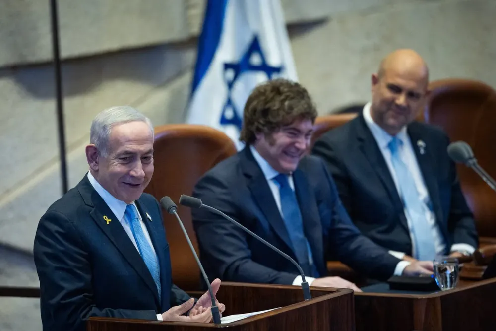Javier Milei y Benjamin Netanyahu