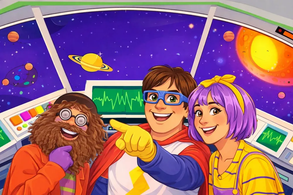 Rayo curioso y sus amigos