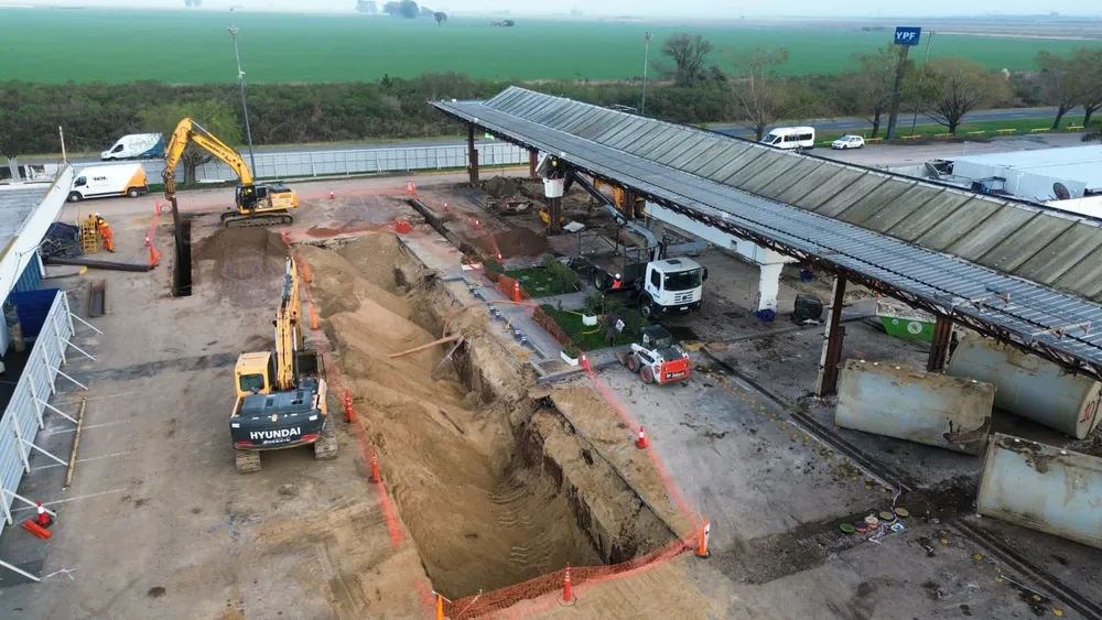 obras estación en La Ribera