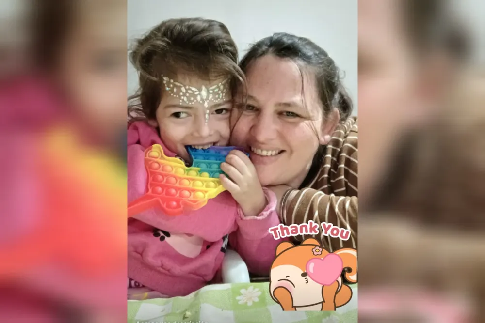 Julia y su mamá Daniela