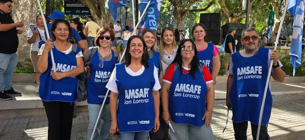 Movilización AMSAFE San Lorenzo