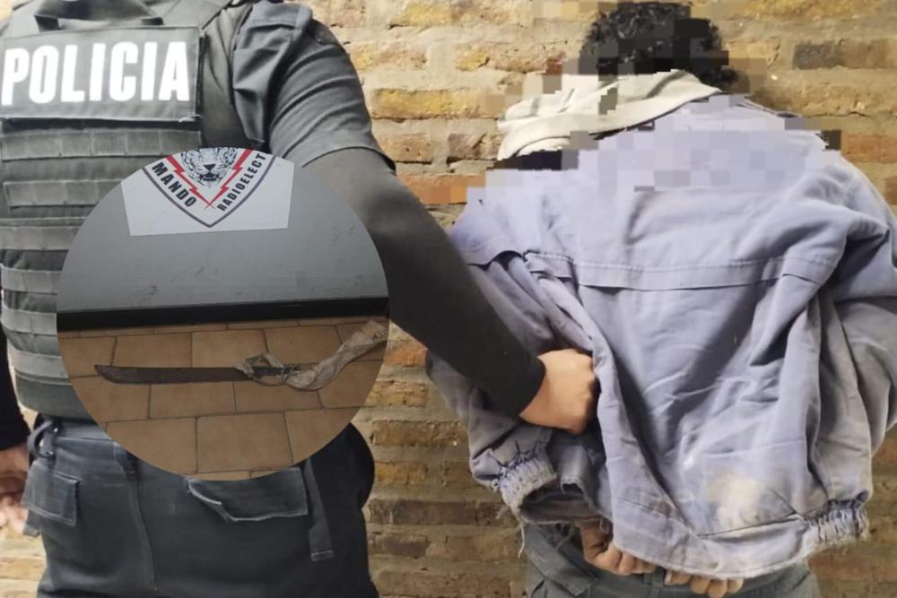 detenido amenazas policía