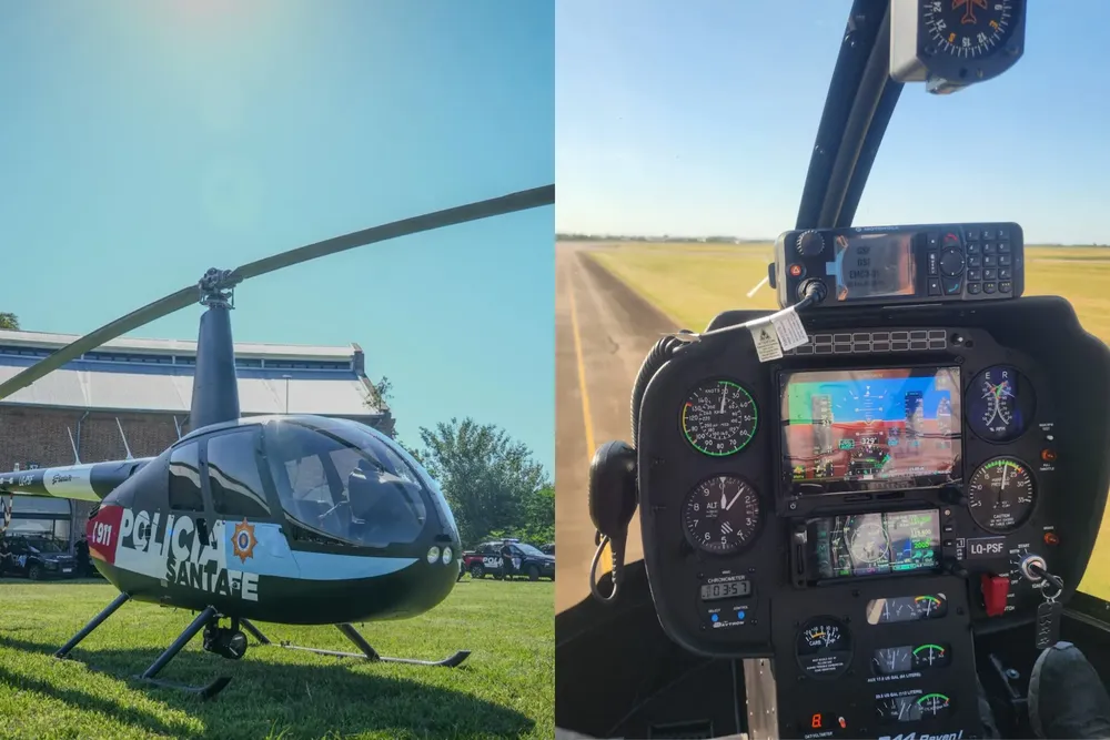Helicóptero de la Policía de Santa Fe 