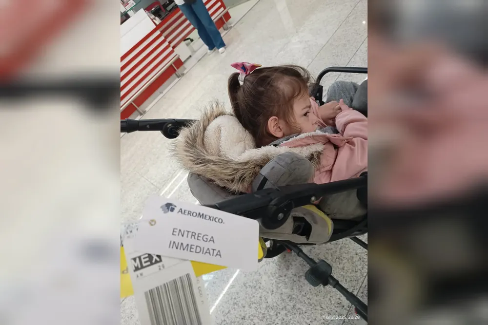 Julia en camino a México 