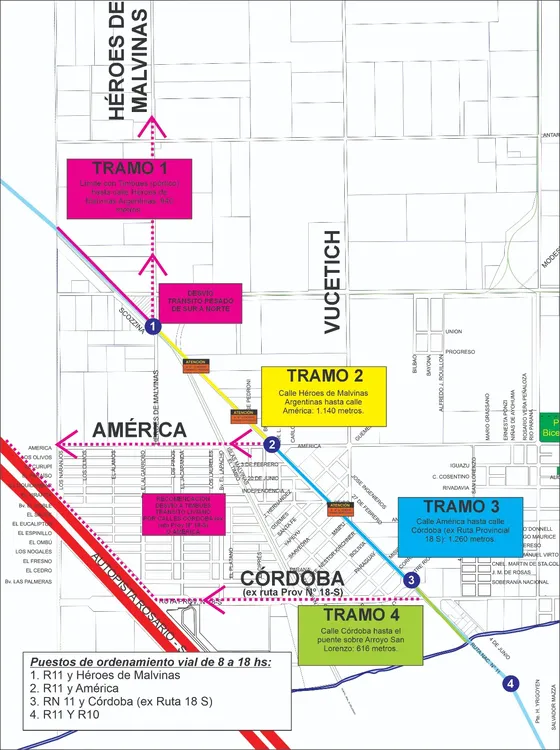 operativo Ruta 11