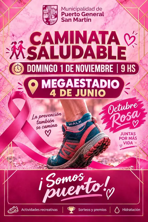 caminata rosa puerto