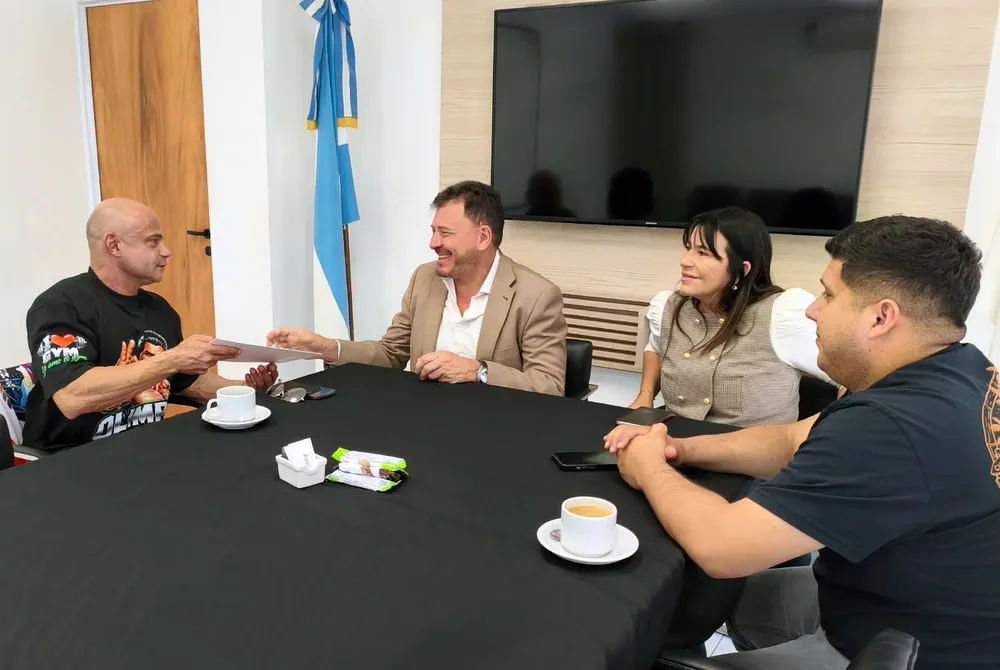 reconoció la trayectoria del fisicoculturista Sandro Scine