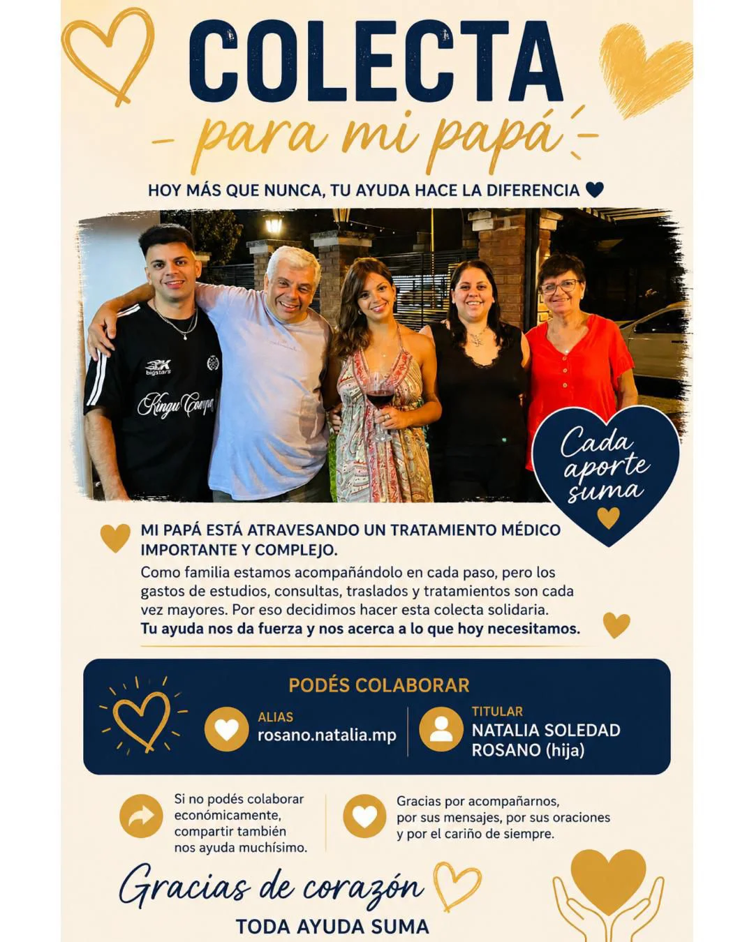 colecta Marcelo Rosano