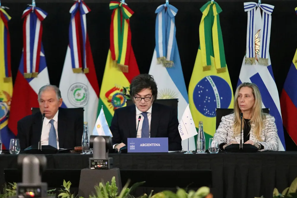 Javier Milei, presidente Pro Tempore del Mercosur