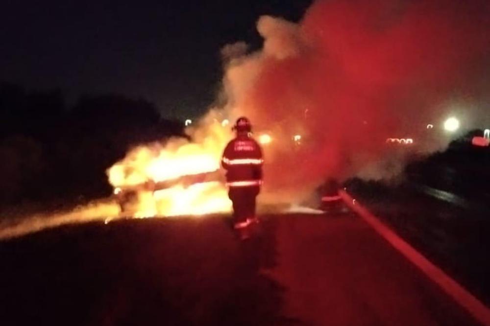 incendio autopista