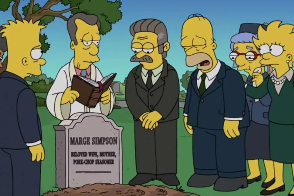 Lápida de Marge Simpson Lápida de Marge Simpson