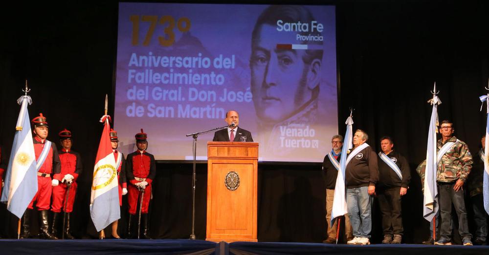 Perotti aniversario San Martín