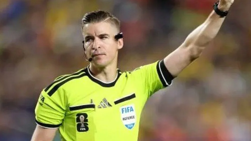 François Letexier árbitro del encuentro entre el seleccionado argentino y egipcio