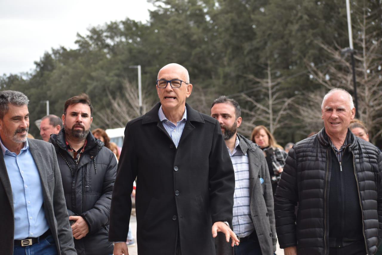 De Grandis y el ministro Debloc
