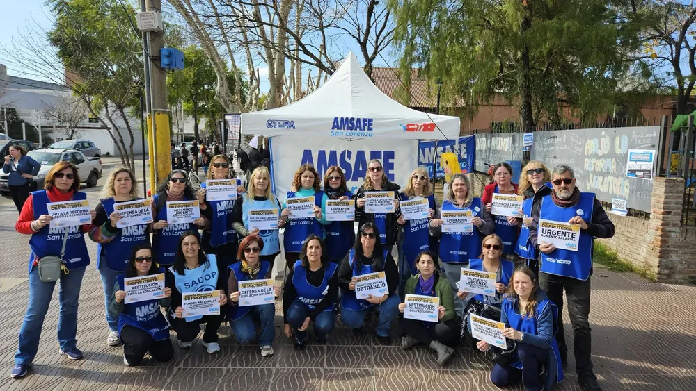 jornada de protesta Amsafe sanlo