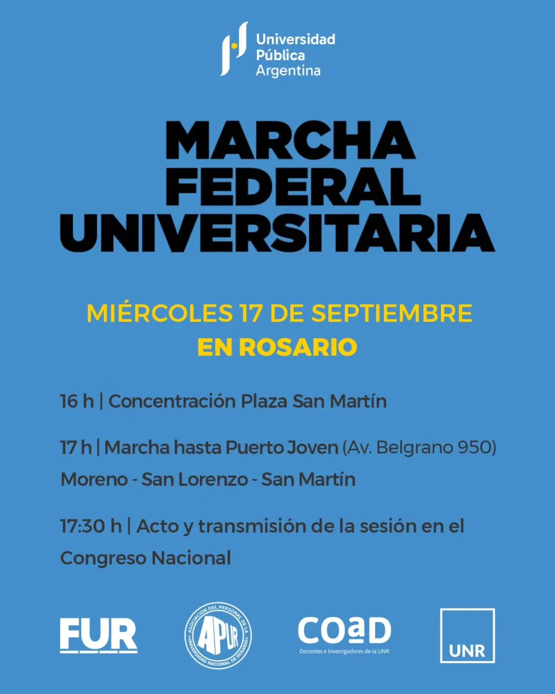 Tercera Marcha Federal Universitaria Rosario  Tercera Marcha Federal Universitaria Rosario