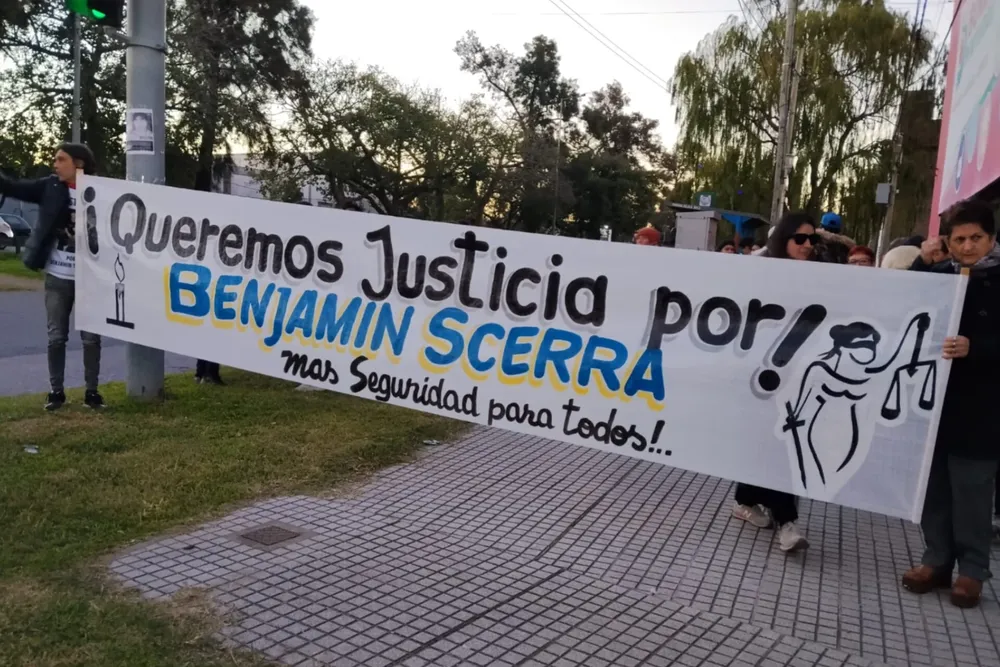 Pedido de justicia por Benjamín Scerra 