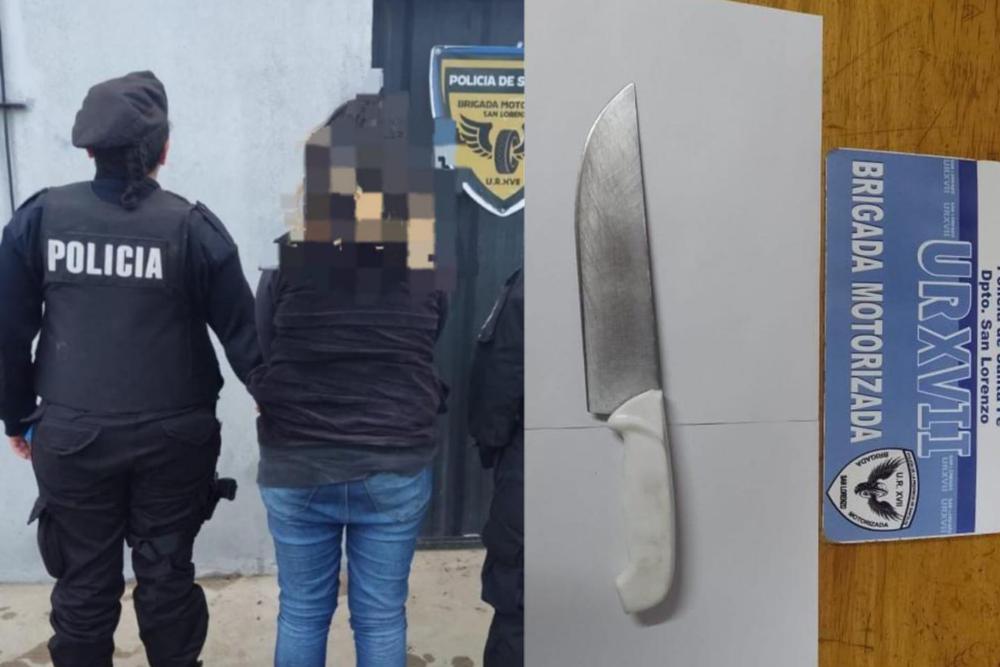 detenida agresión