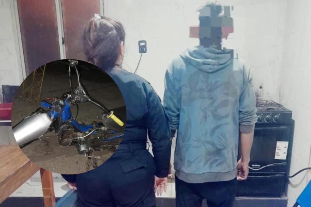 detenido moto sin papeles